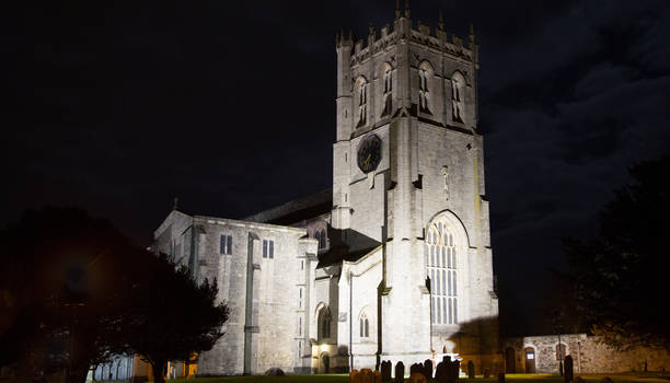 Christchurch Priory in Dorset, England